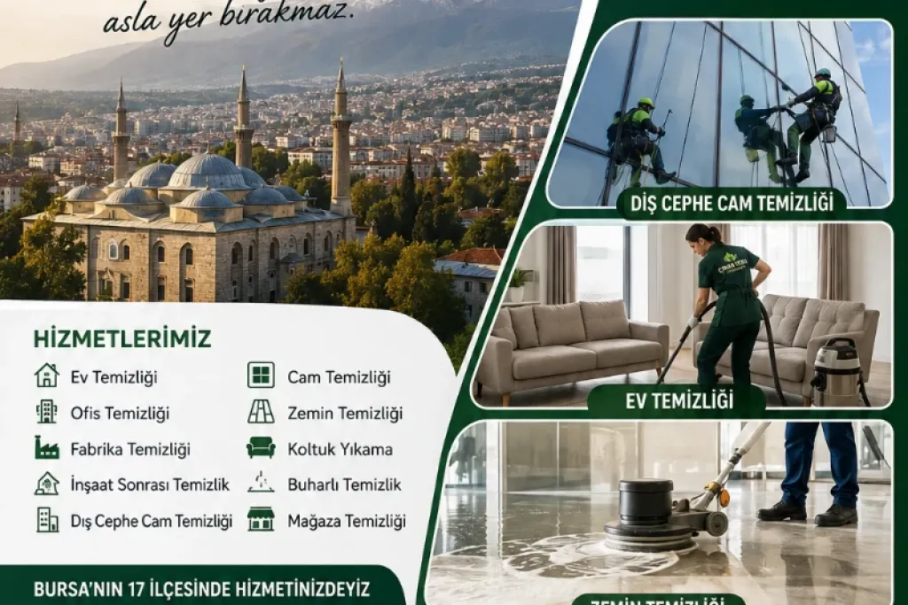 Bursa’nın En İyi Temizlik Şirketleri – 2026 Güncel Rehber